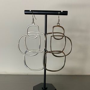 Silver Circles Earrings